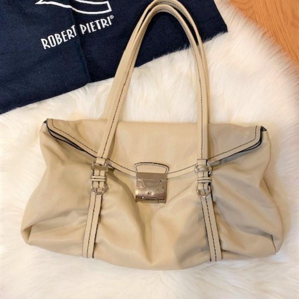 Robert Pietri Leather shoulder bag - Picture 2 of 9